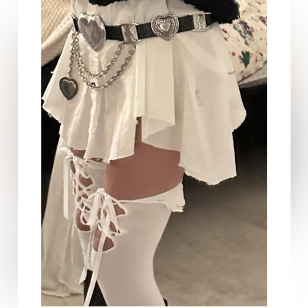 Free peoples ticked and tied over the knee socks - Picture 7 of 7
